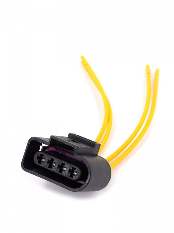 Разъем 1J0973724 4-х конт. катушки зажигания VAG с проводами,VOLTON